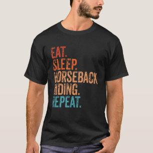 Camiseta Dormir Caballo de Caballo Montando Caballos de Rut
