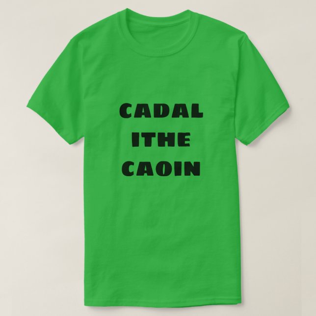 Camiseta dormir como llorar en el cadal gaélico escocés de  (Diseño del anverso)