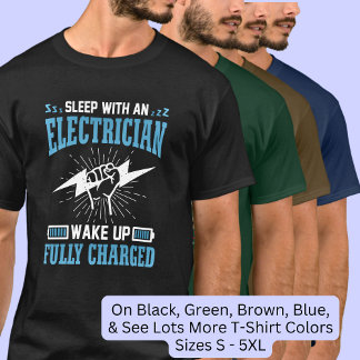 Camiseta Dormir con el despertar de los electricistas total
