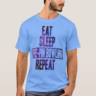 Camiseta Dormir con Fivepin bowling repetir T