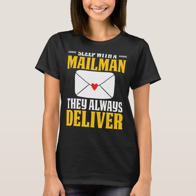 Camiseta Dormir Con Un Empleado Postal De Mailman (Anverso)