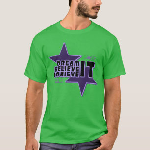 Camiseta Dormir Cree Lograr Frase Inspiradora Y2K 90s