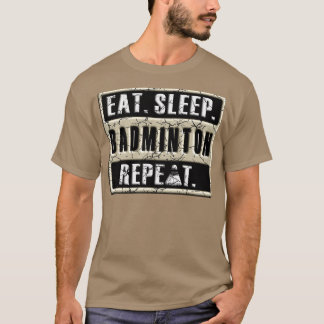 CAMISETA DORMIR DE DORMIR DE BADMINTON REPETIR T 46