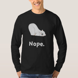 Camiseta Dormir durmiendo la siesta del oso polar