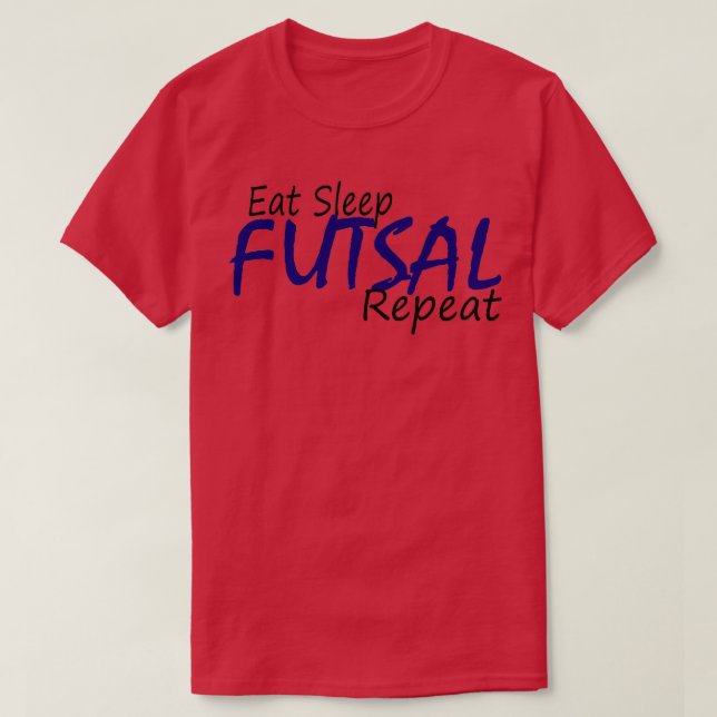 CAMISETA DORMIR FUTSAL REPETIR A 1 (Diseño del anverso)