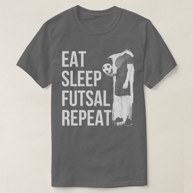 Camiseta Dormir Futsal Repetir Futsal Lover 1 (Diseño del anverso)