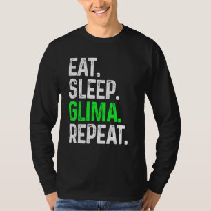 Camiseta Dormir Glima Repetir Combate de Artes Marciales