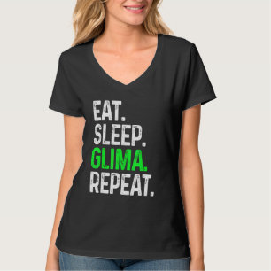 Camiseta Dormir Glima Repetir Combate de Artes Marciales