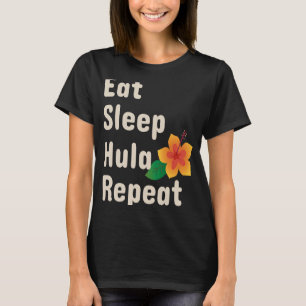 Camiseta Dormir Hula Repetir Bailarinas Hoop