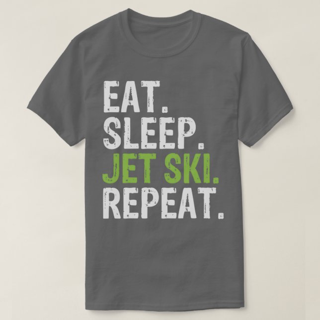 Camiseta Dormir Jet ski repetir 4 (Diseño del anverso)