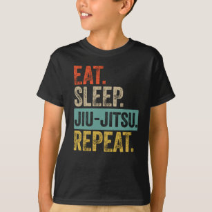 Camiseta Dormir jiu-jutsu repetir cosecha retro