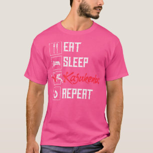 Camiseta Dormir Kajukenbo Repetir Funny Karate Judo Fusio
