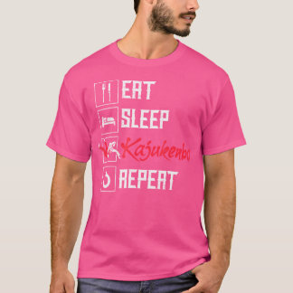 Camiseta Dormir Kajukenbo Repetir Funny Karate Judo Fusio