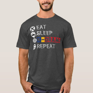 Camiseta Dormir KDrama Repetir 13