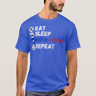 Camiseta Dormir KDrama Repetir 14