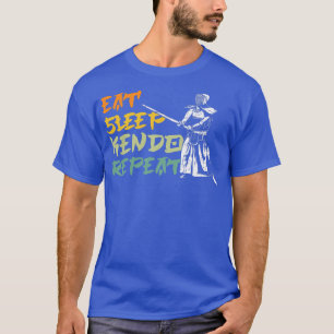 Camiseta Dormir Kendo Samurai Katana Artes Marciales japone