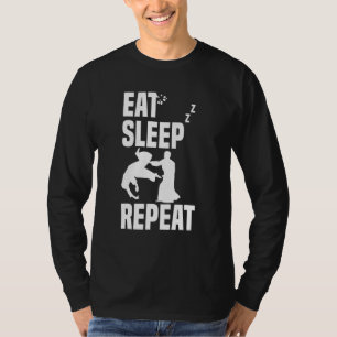Camiseta Dormir Kokyu Nage Aikido Repetir Aaikido Techniq