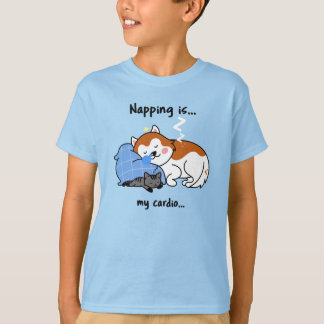 Camiseta dormir la siesta es... mi cardio... dormir la sies