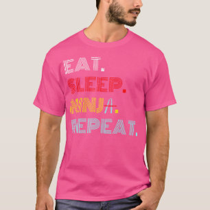 Camiseta Dormir Ninja Repetir Karate Kung Fu Judo