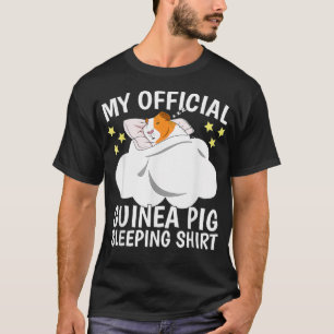 Camiseta Dormir oficialmente Pajama Naps PJ Guinea Cerdo