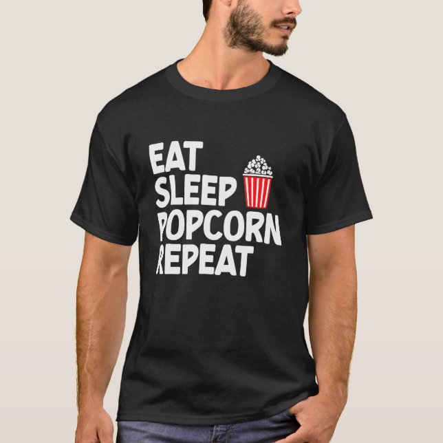 Camiseta Dormir Popcorn Corn Popcorn Snack (Anverso)