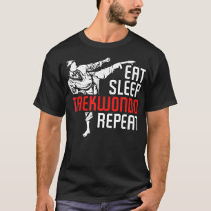 Camiseta Dormir Taekwondo Repetir Taekwondo 3