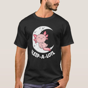 Camiseta Dormir Un Lotl Axolotl Luna Dormir Animales Relax 