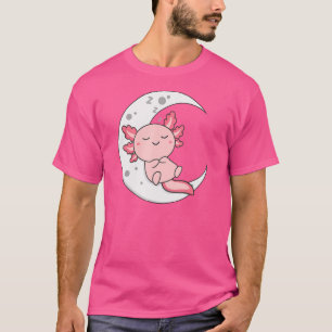 Camiseta Dormir Un Lotl Axolotl Luna Dormir Animales Relax