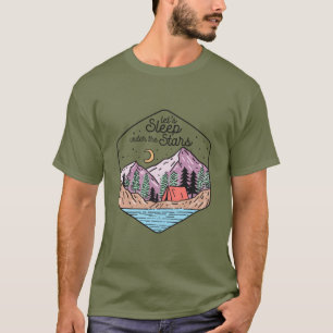 Camiseta Dormiremos Bajo El Camping De Las Estrellas