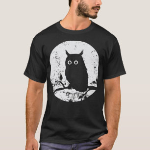 Camiseta Dormitorio de búho activo nocturno Tipo de sueño o
