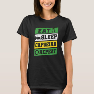 Camiseta Dormitorio marcial de danza de la capoeira brasile