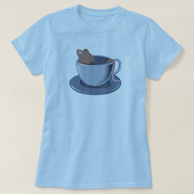 Camiseta Dormouse (con el texto) (Diseño del anverso)