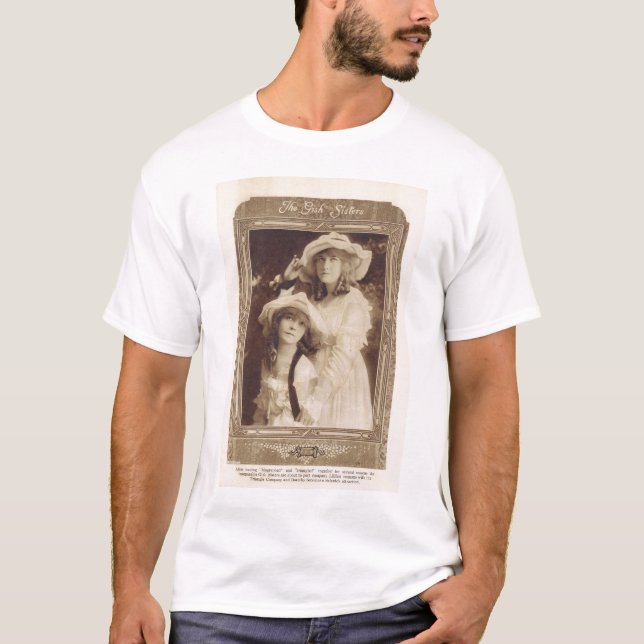 Camiseta Dorothy Gish Lillian Gish 1917 (Anverso)