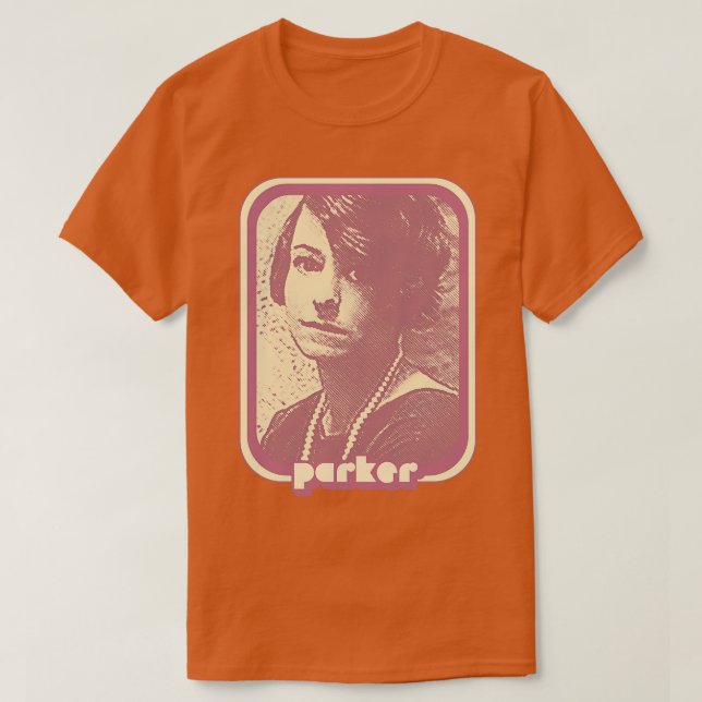 Camiseta Dorothy Parker Retro Diseño de Arte (Diseño del anverso)