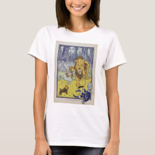 Camiseta Dorothy y el león cobarde de mago de Oz