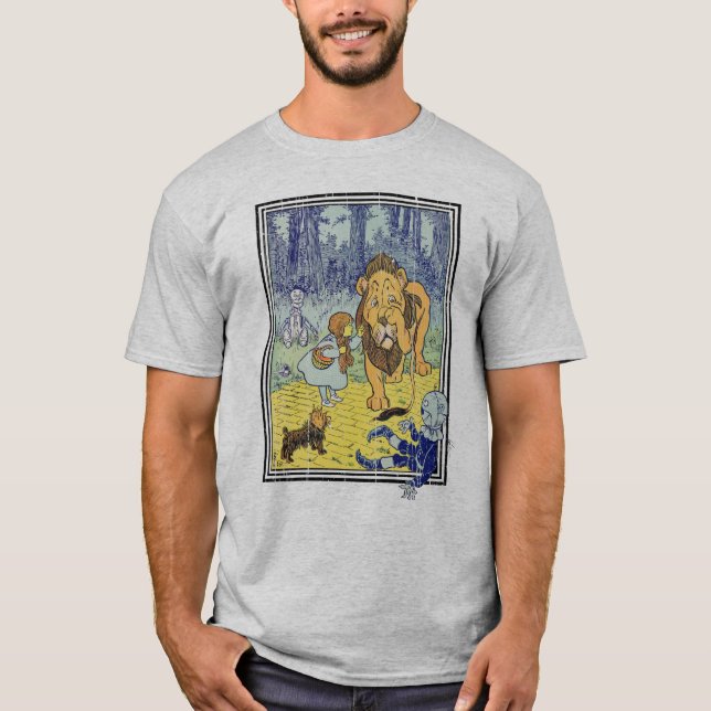 Camiseta Dorothy y sus amigos del Mago de Oz (Anverso)