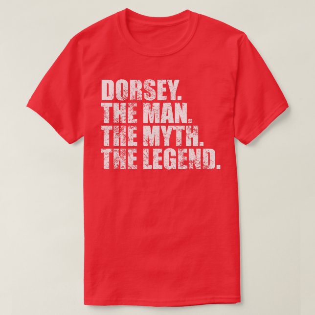 Camiseta Dorsey Dorsey apellido Dorsey apellido Dorsey apel (Diseño del anverso)