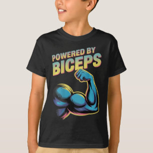 Camiseta Dorso impreso Humor divertido del gimnasio Gananci