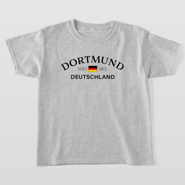 Camiseta Dortmund Deutschland Coordinates German Kids (Distribución)