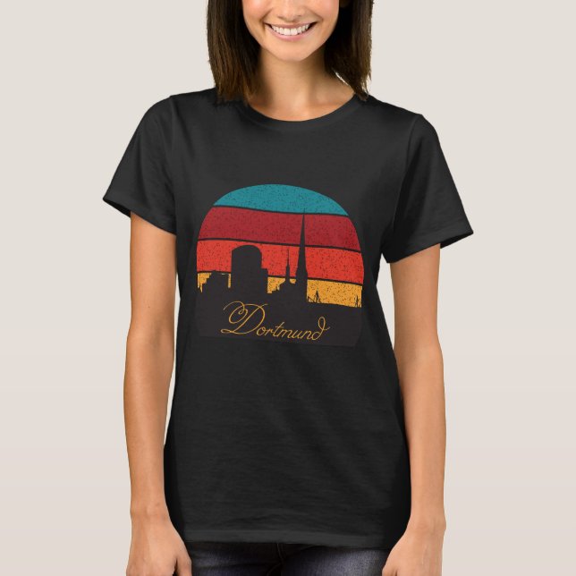 Camiseta Dortmund Silhouette (Anverso)