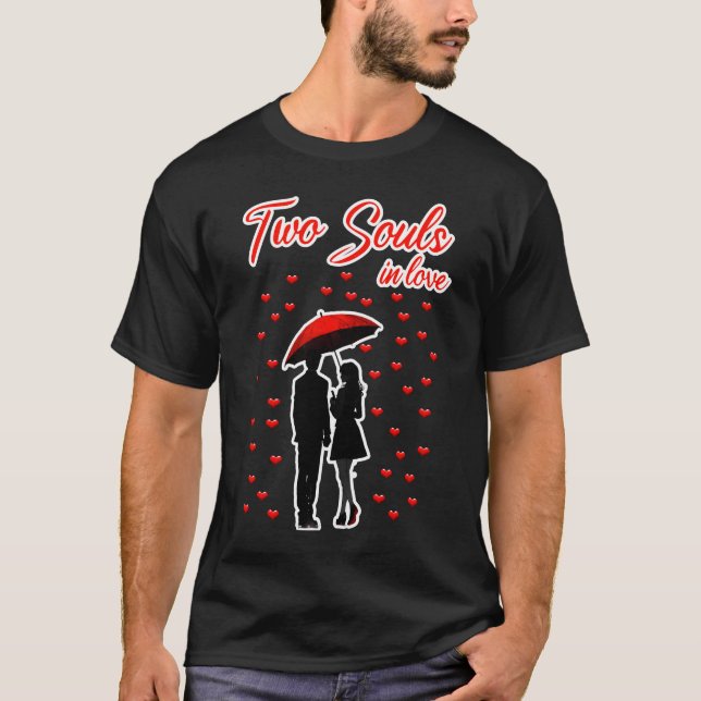 Camiseta Dos almas enamoradas (Anverso)