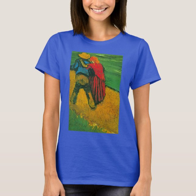 Camiseta Dos amantes de Vincent van Gogh (Anverso)