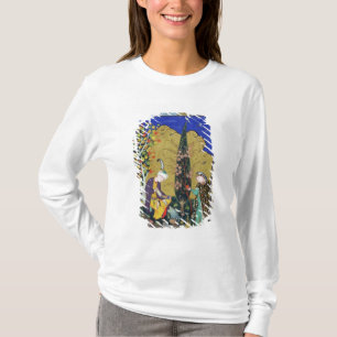 Camiseta Dos amantes en una huerta floreciente