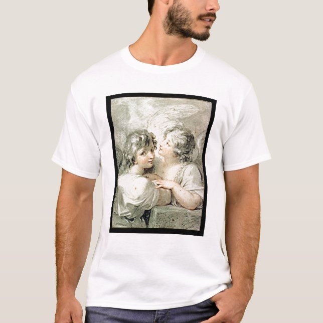 Camiseta Dos ángeles, siglo XVIII (Anverso)