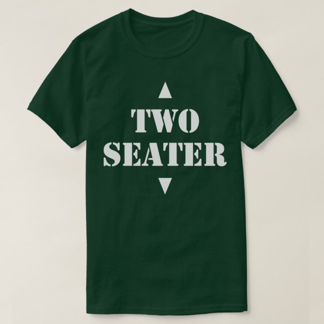 Camiseta Dos Asientos 1 (Diseño del anverso)