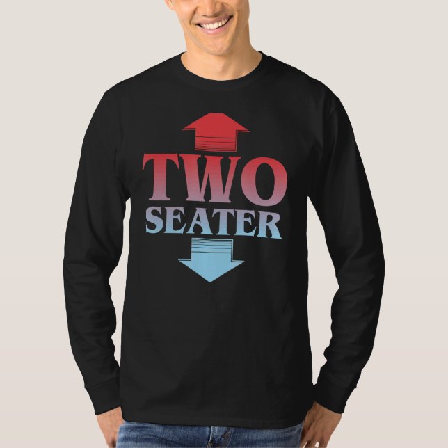 Camiseta Dos Asientos Para Hombres 2 (Anverso)