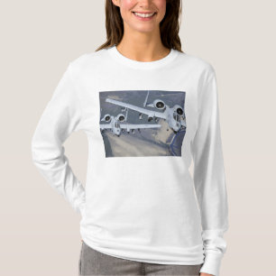 Camiseta Dos aviones Thunderbolt II del A-10C vuelan en for