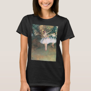 Camiseta Dos bailarinas en escena de Edgar Degas, arte vint