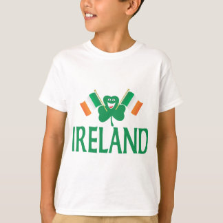 Camiseta Dos banderas de Irlanda