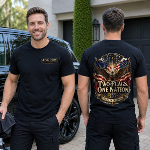 Camiseta Dos Banderas Una Nación América 250